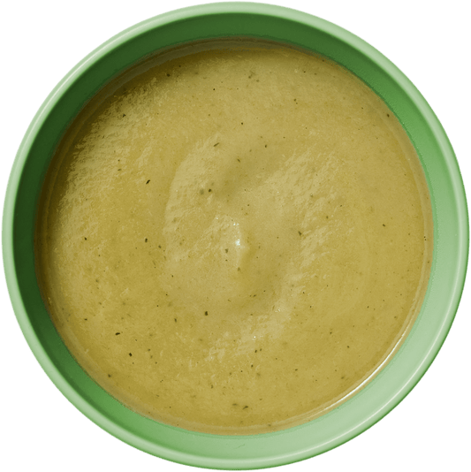 Patata, calabacín y puerro