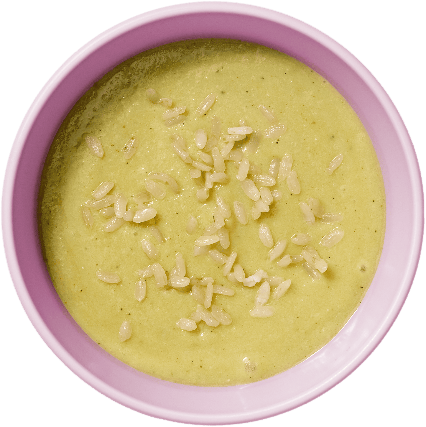 Verduras con merluza y guisantes + granitos de arroz