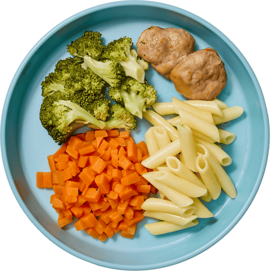 Mini burgers con verdura y pasta