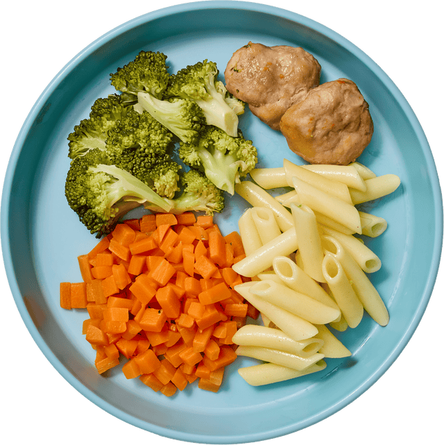 Mini burgers con verdura y pasta