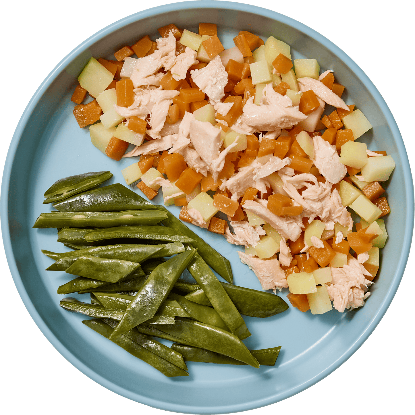 Salmón con verduras y patata