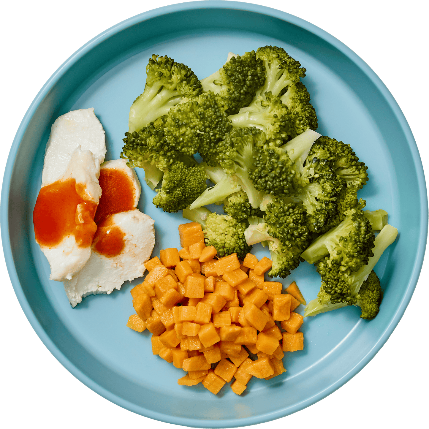 Bacalao con salsa de tomate y verduras